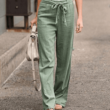 Joleen - Dames Ontspanningbroek met Koord en Elastische Taille
