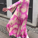 Ophelia - Lange Vloeiende Jurk