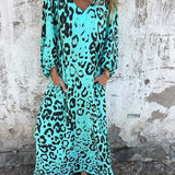 Jessa - Maxi Jurk Luipaard