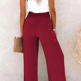 Riana - Hoge Taille Relaxed Broek