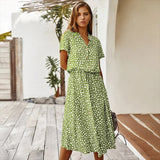 Faelina - Zomer jurk met print