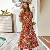 Faelina - Zomer jurk met print