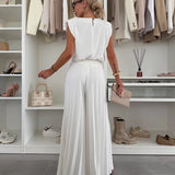 Marian - Elegant Plissé Ensemble