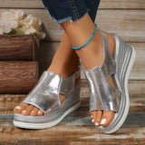 Baylie - Stijlvolle Metallic Sandalen