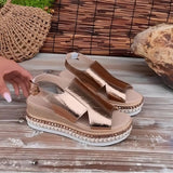 Baylie - Stijlvolle Metallic Sandalen