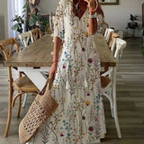 Michaela - Boho Jurk met Buikbedekking