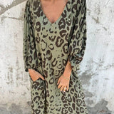 Jessa - Maxi Jurk Luipaard