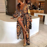 Faye - Boho Geprinte Jurk